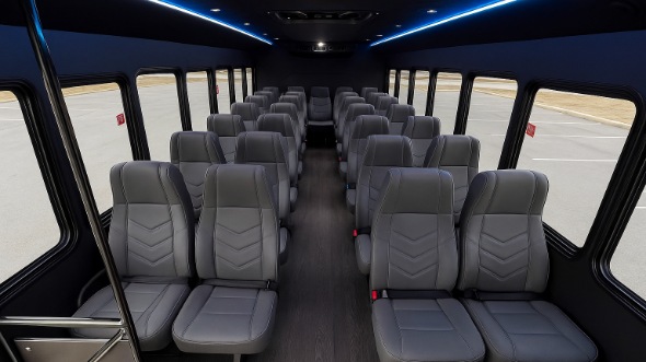 18 passenger minibus interior plano