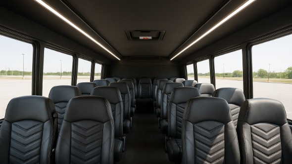 20 passenger minibus interior plano