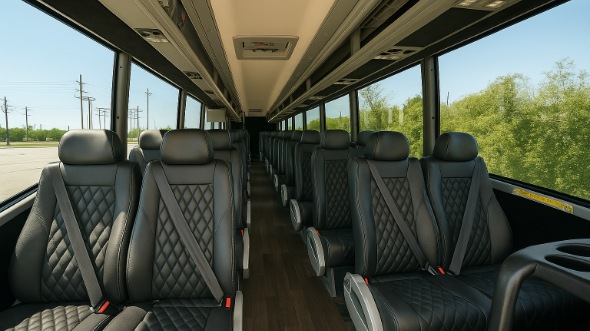 28 passenger minibus interior plano