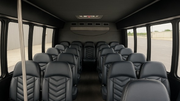 30 passenger minibus interior plano