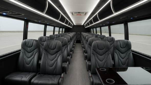 35 passenger minibus interior plano