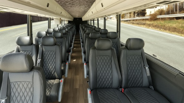 plano 25 passenger minibus interior