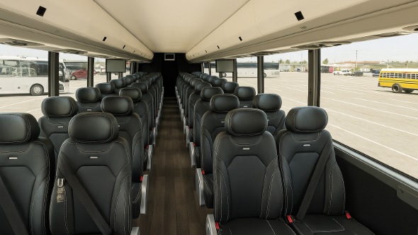 plano 28 passenger minibus inside