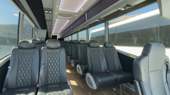 plano 28 passenger minibus rental