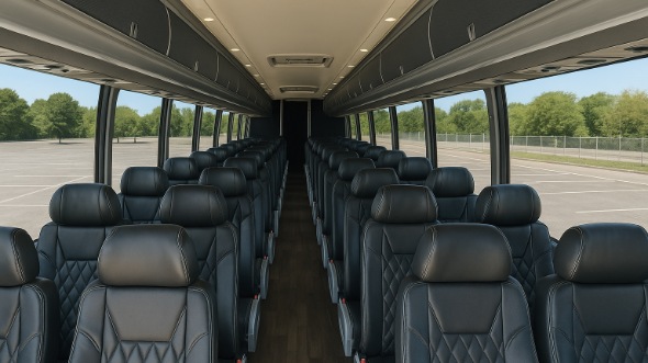 plano 50 passenger charter bus rental